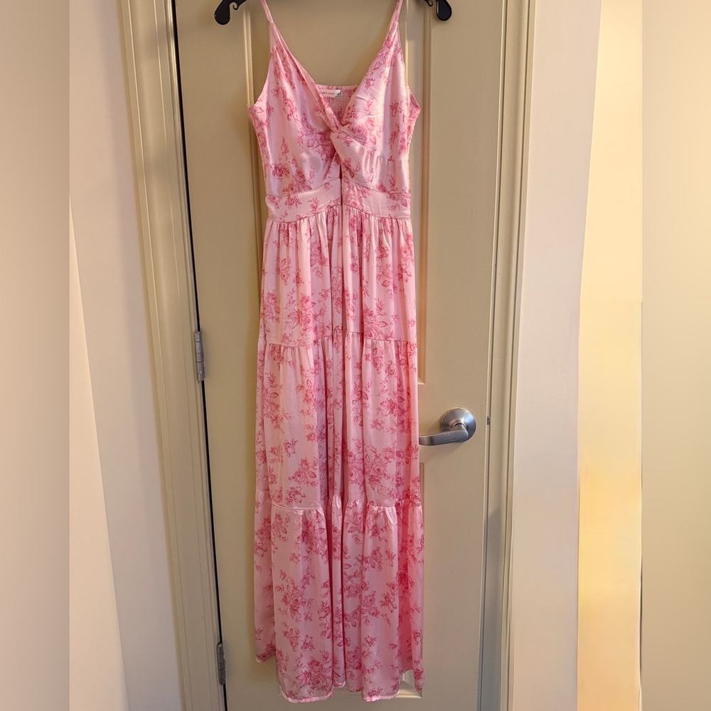Altar'd State Pink Floral Maxi Dress